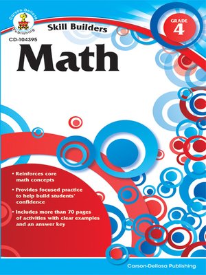 cover image of Math, Grade 4